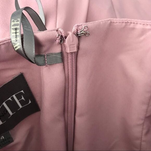 Vera Wang V-Wire Crepe Bridesmaid Dress - Picture 11 of 11